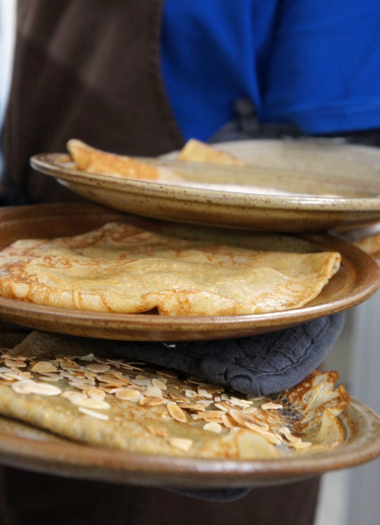 Hausgemachte bretonische Crêpes