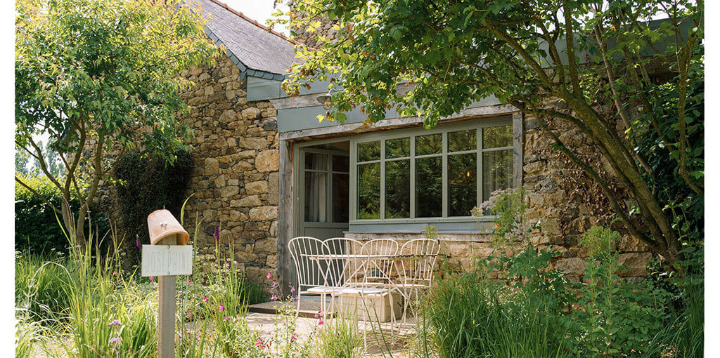 Ferienhaus mit Garten in der Bretagne