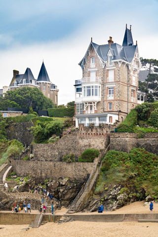 Dinard, seaside house, Brittany