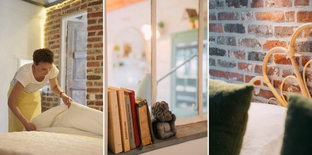 Holiday home for lovers in Brittany with romantic bedroom