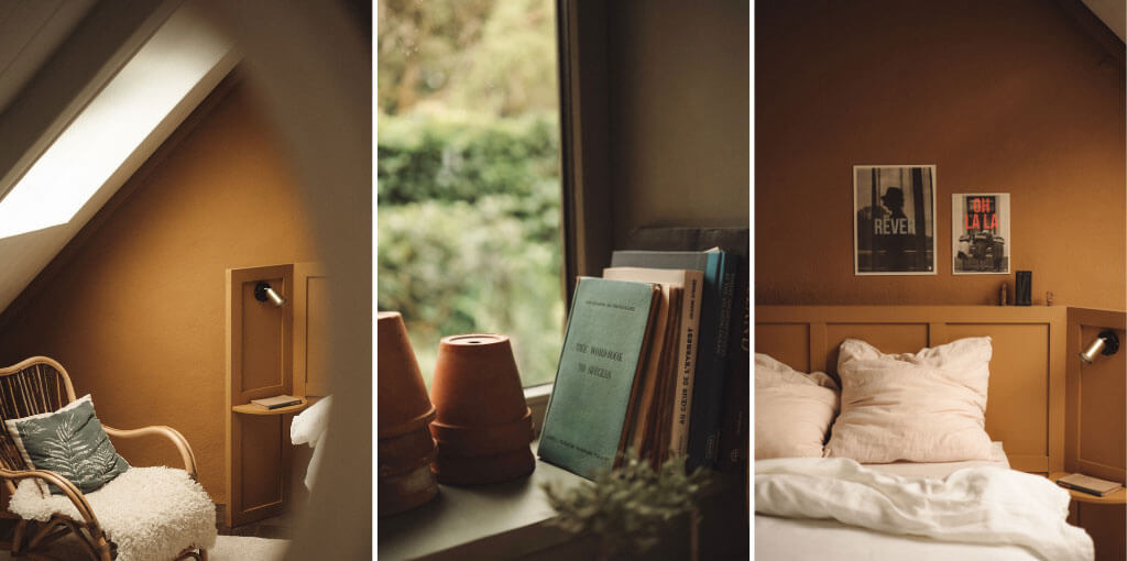 Double room in the cottage for a romantic stay in Brittany