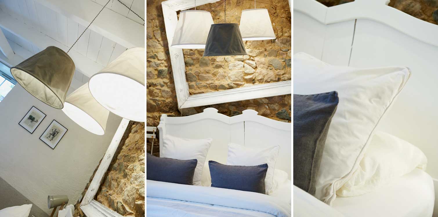 romantische slaapkamer voor een gezellig weekendje weg in Bretagne, Frankrijk