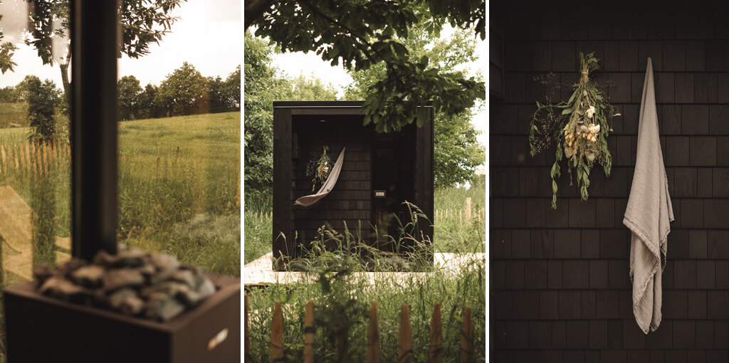 Le sauna, instant bien-être à la Prairie