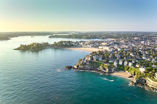 Vue sur Dinard, Bretagne