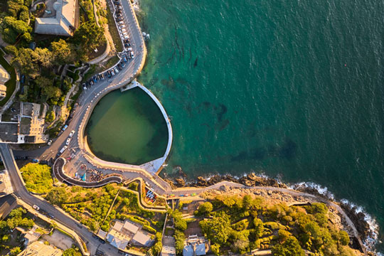 Piscine d'eau de mer à Dinard
