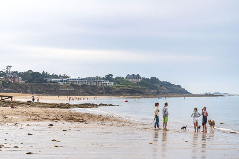 Plage à Dinard