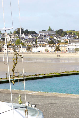 Zeewaterzwembad en strand, Binic