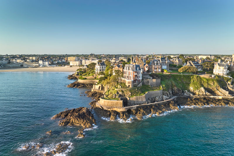 Dinard, Kustplaats, Bretagne